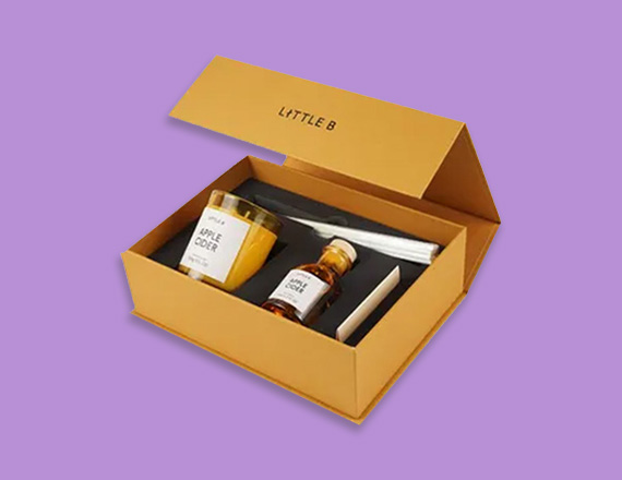candle box with insert