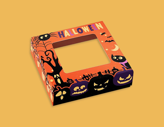 customized halloween window